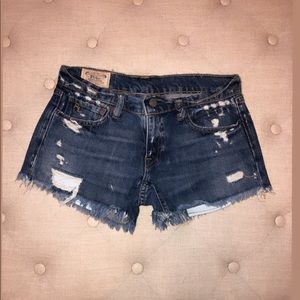 Denim shorts